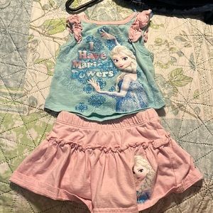 Frozen shirt and skirt
